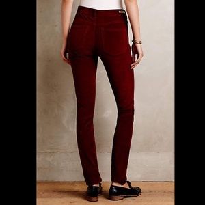 MUST GO NOW Pilcro | Anthropologie Red Corduroys